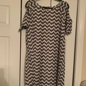 Cold shoulder dress